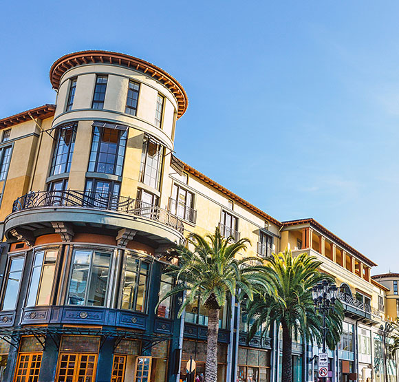 Santana Row at San Jose, California